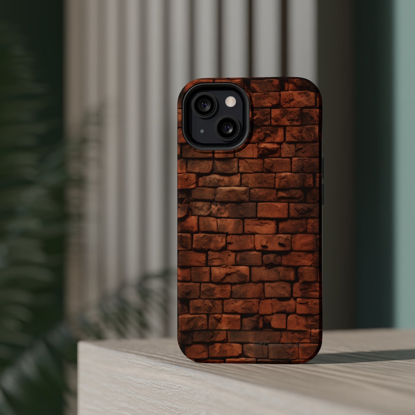 Introducing our "Urban Brick Wall" Cell Phone Case – the perfect blend of urban style and device protection -MagSafe Tough Cases