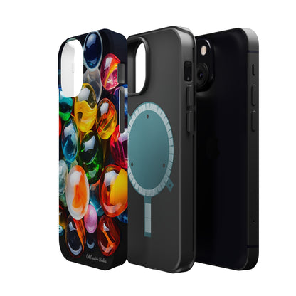 Introducing the "Vibrant Marbles Mosaic" Cell Phone Case – Carry a Kaleidoscope of Colors! -MagSafe Tough Cases