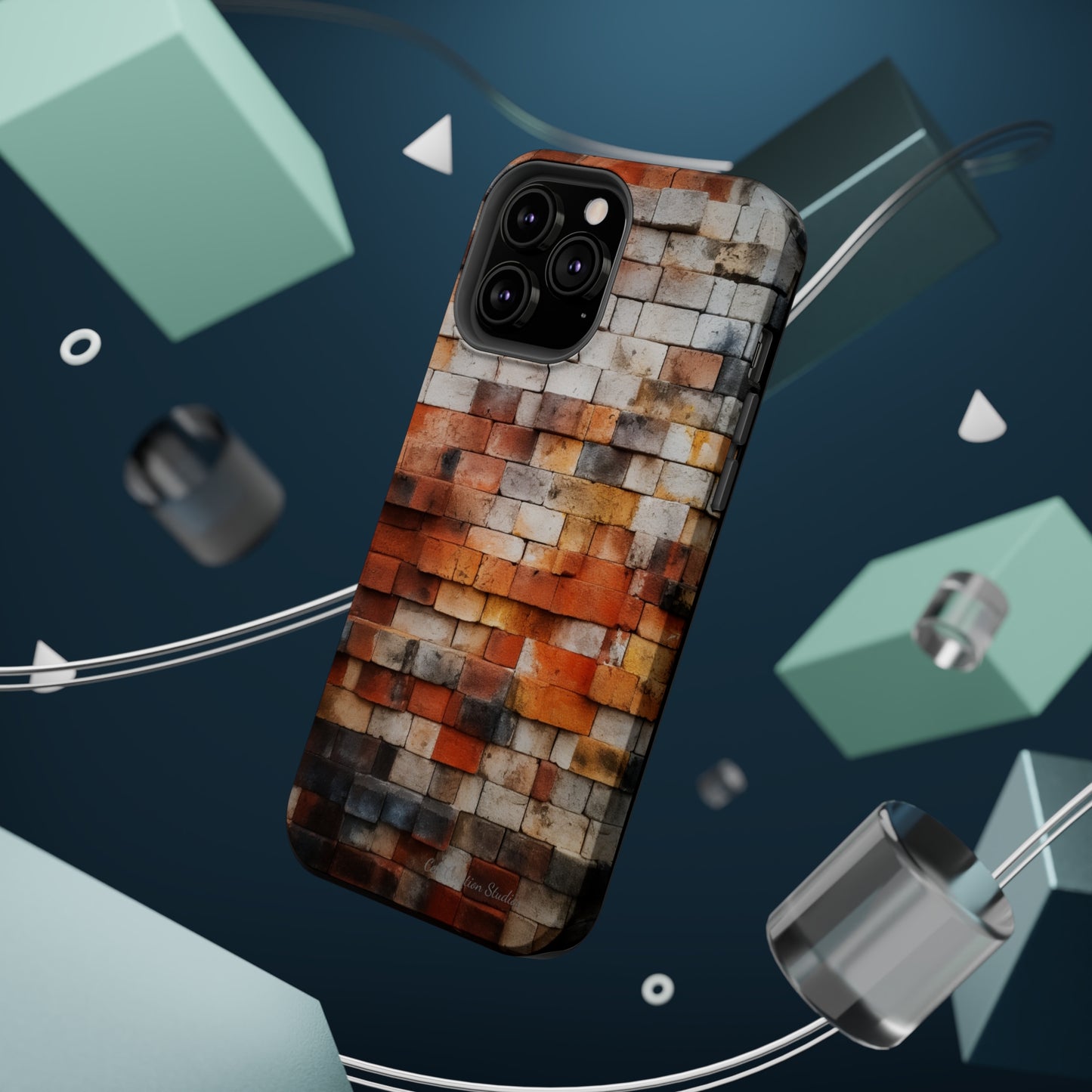 Introducing our "Urban Brickwork" Cell Phone Case – the perfect fusion of style and protection for your device -MagSafe Tough Cases