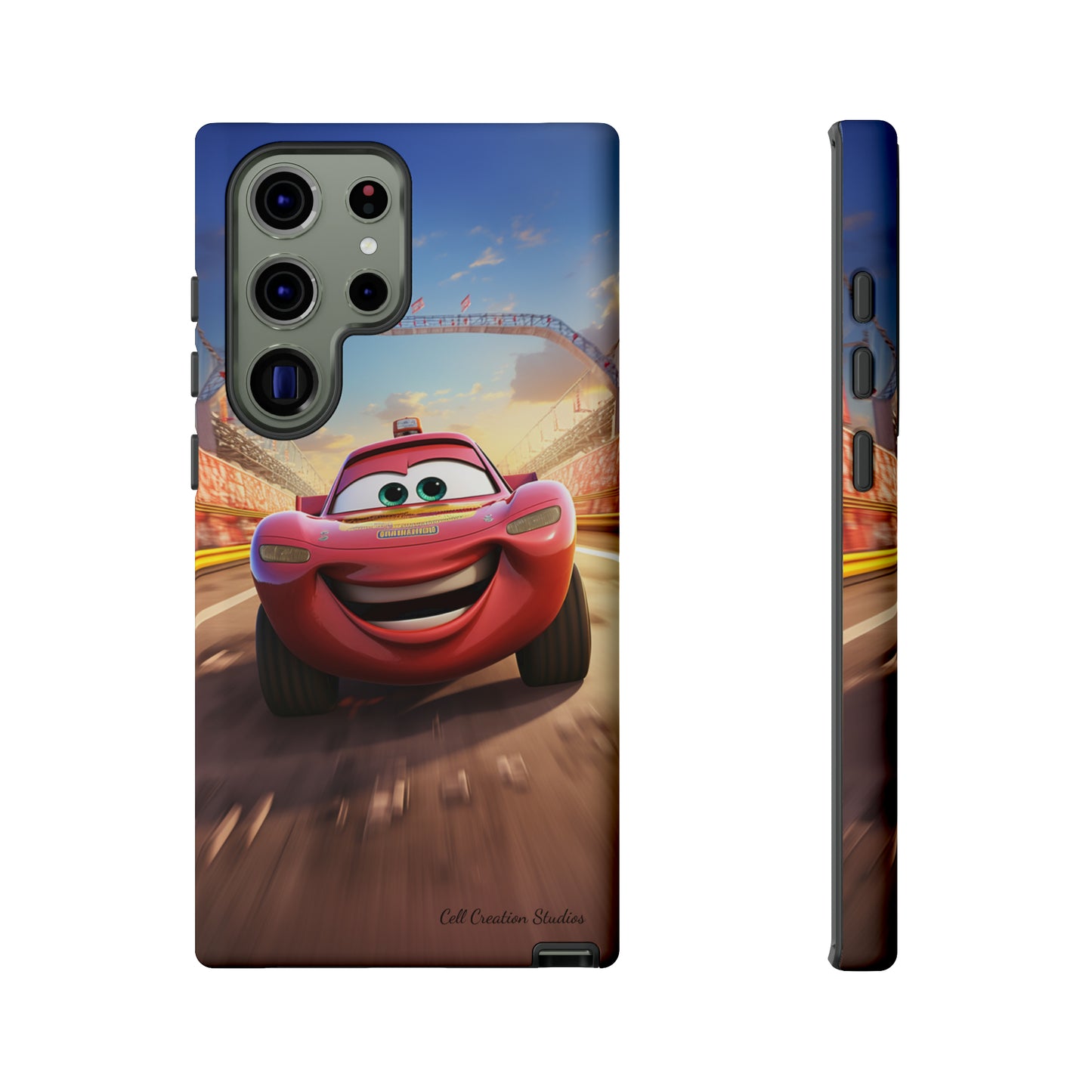 The "Smiling Red Racer" Phone Case -Tough Cases