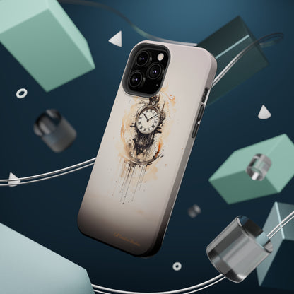 Introducing the "Elegant Clockwork" Cell Phone Case – Embrace Timekeeping with Style and Grace -MagSafe Tough Cases