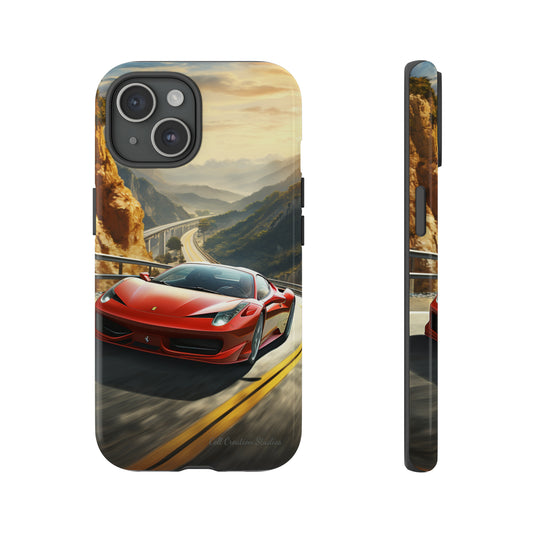 "Mountain Majesty Ferrari Edition" -Tough iPhone Cases