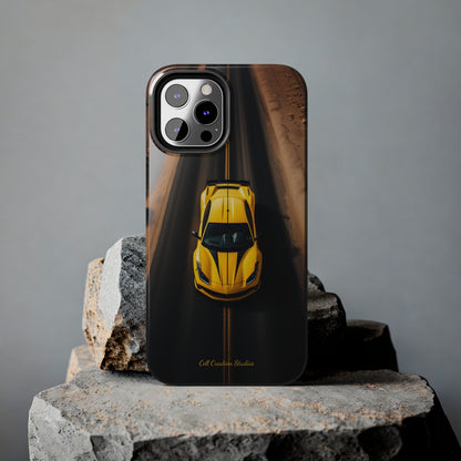 Introducing the "Desert Speedster" Cell Phone Case – Feel the Thrill of a Ferrari Racing through the Desert! -Tough Phone Cases