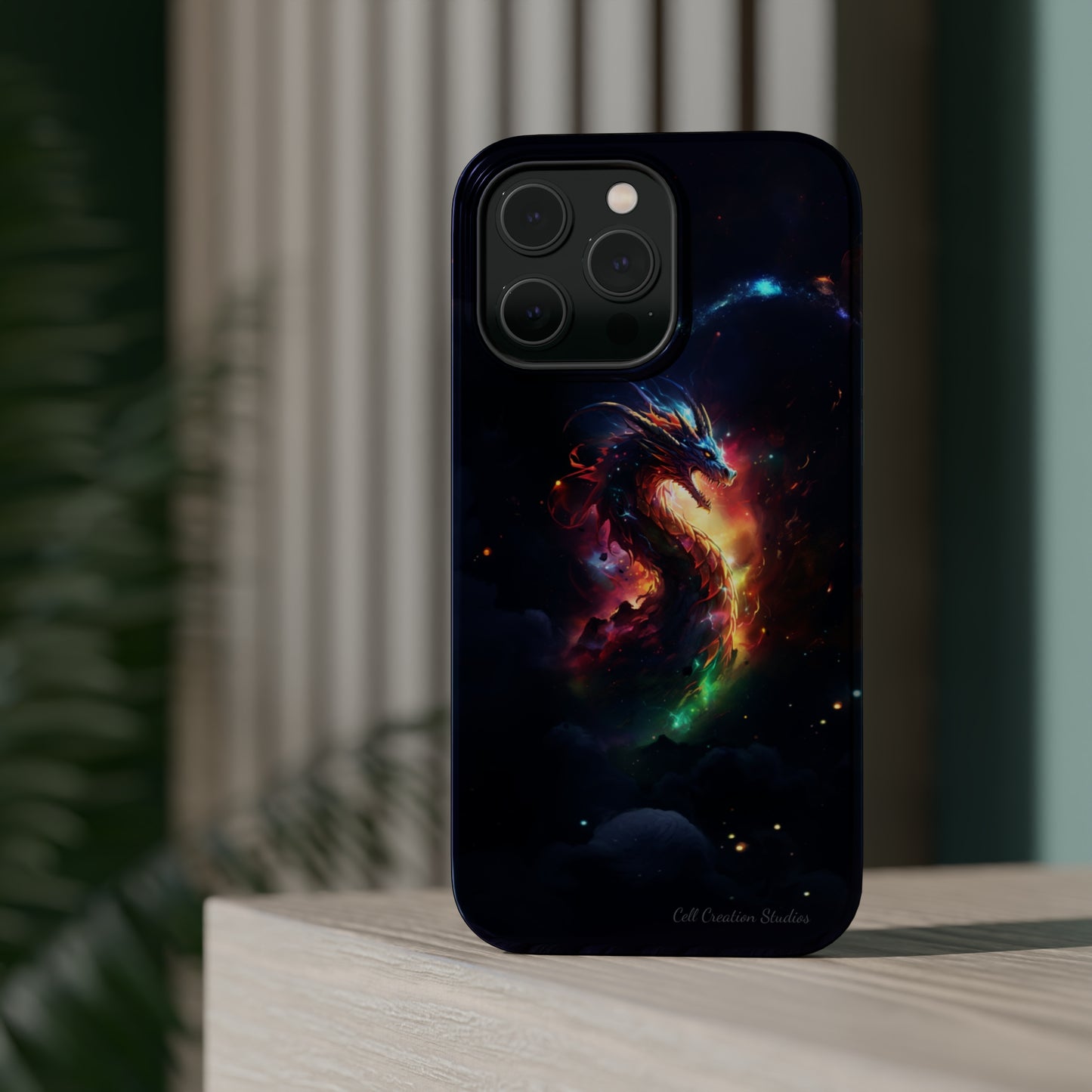 "Cosmic Dragon Unleashed" -MagSafe Tough iPhone Cases