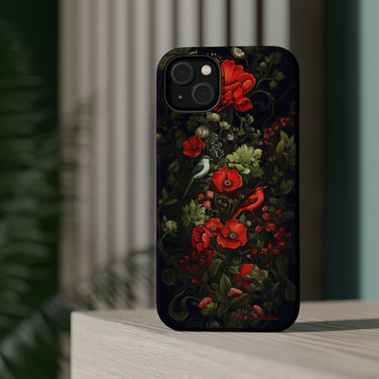 "Floral Serenade Elegance" -MagSafe Tough iPhone Cases