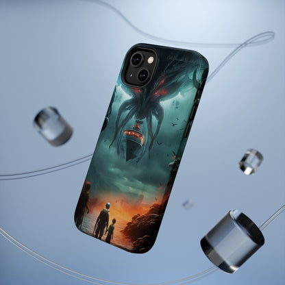 Introducing the "Extraterrestrial Resonance" Cell Phone Case – Unveil the Unseen! -MagSafe Tough Cases