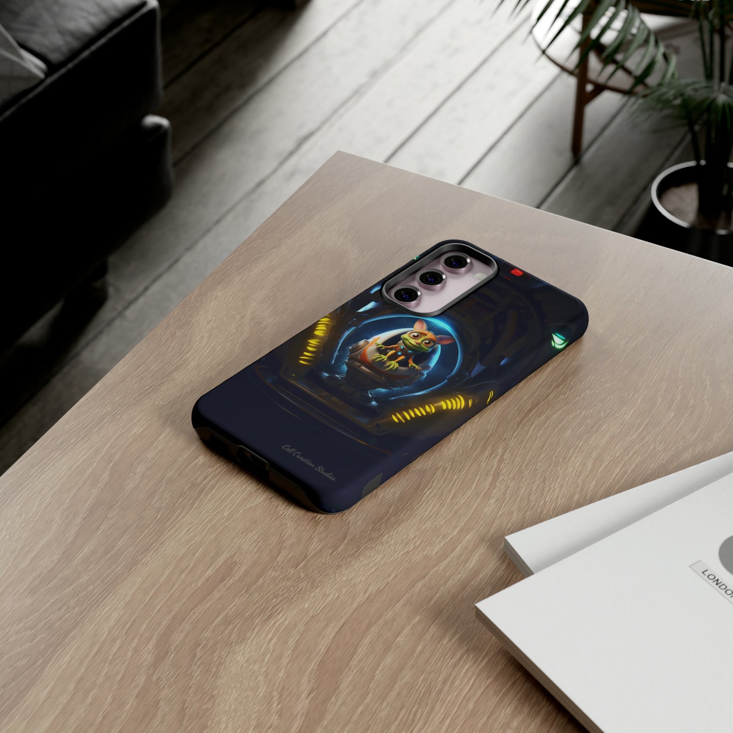 The "Galactic Explorer Alien Spaceship" Phone Case -Tough Cases