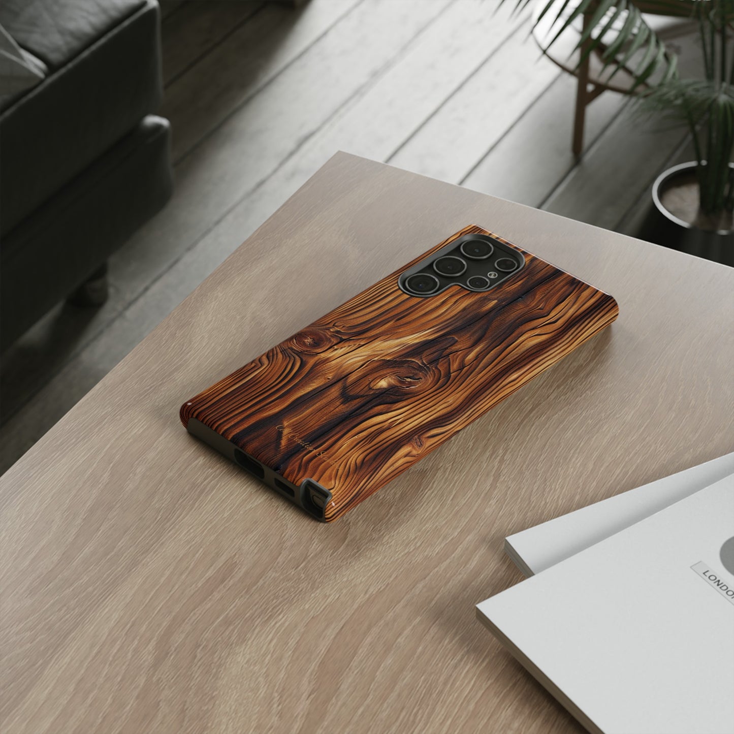 "Wood Grain Elegance" Tough Samsung Galaxy Cases