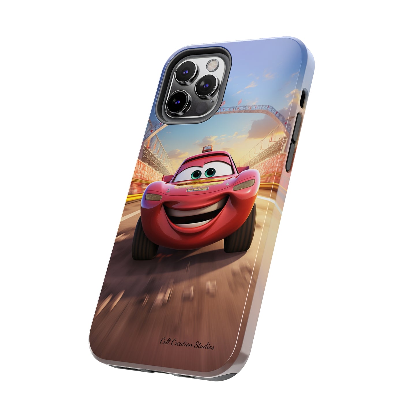 The "Smiling Red Racer" Phone Case -Tough Phone Cases