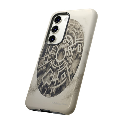 "Discover the Mystery: Maze-Inspired Cell Phone Case" -Tough Cases