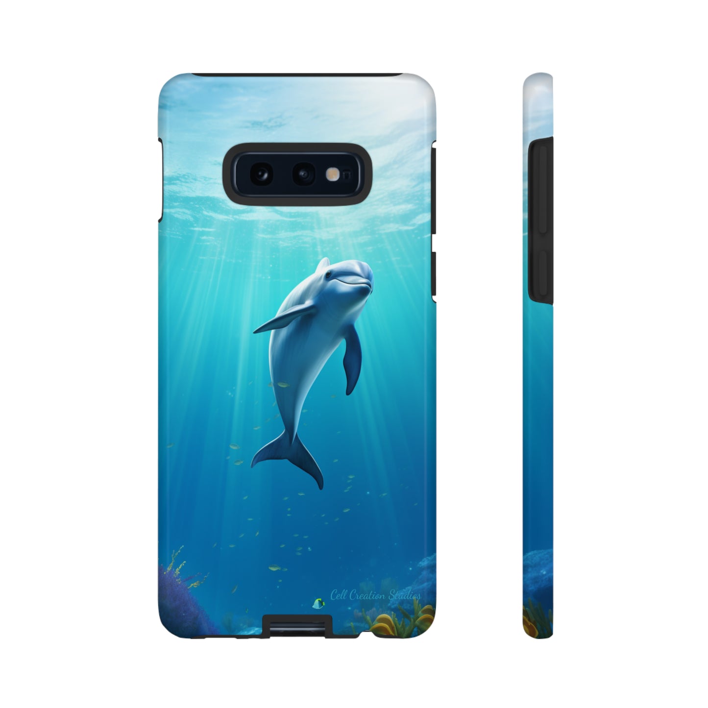 The "Dolphin Serenity" -Tough Samsung Phone Cases