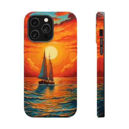 "Sailboat Sunset" - MagSafe Tough iPhone Cases