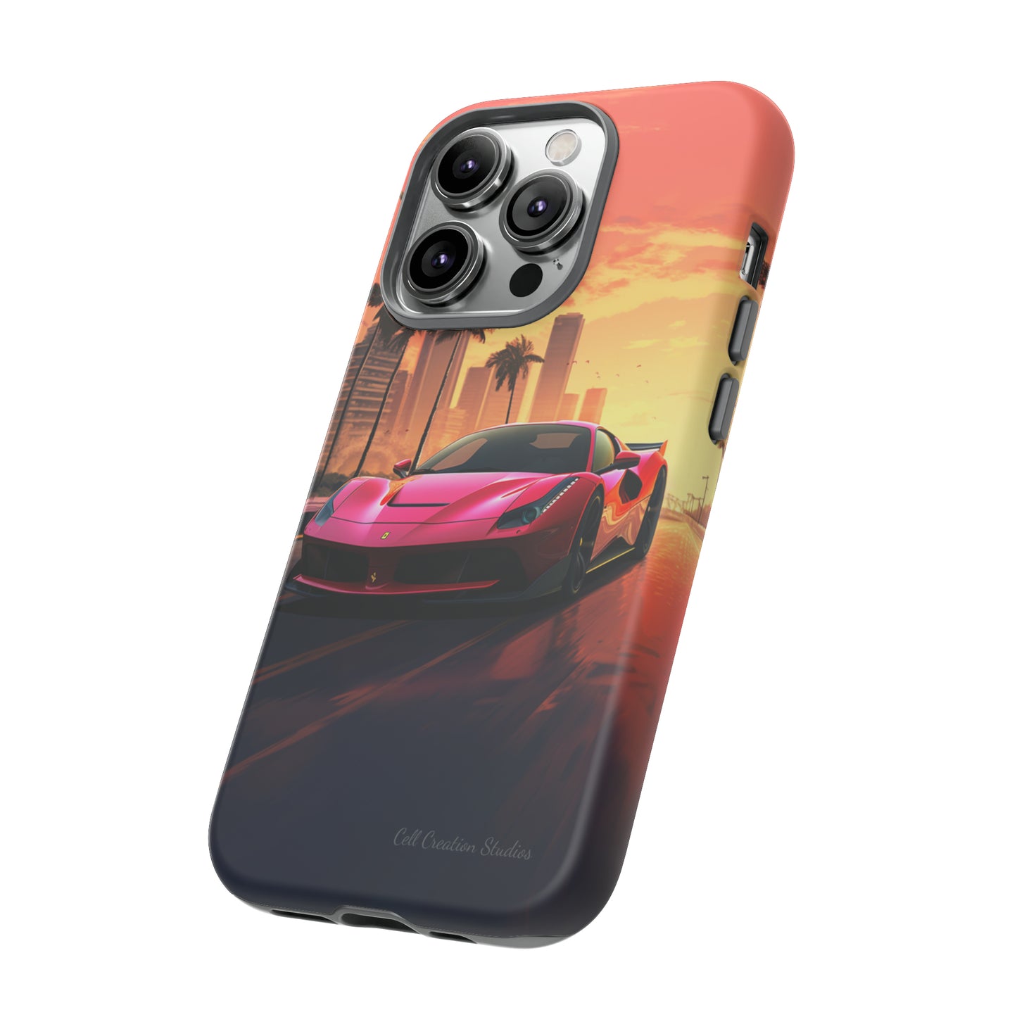 "Sunset Boulevard Ferrari Edition" -Tough iPhone Cases