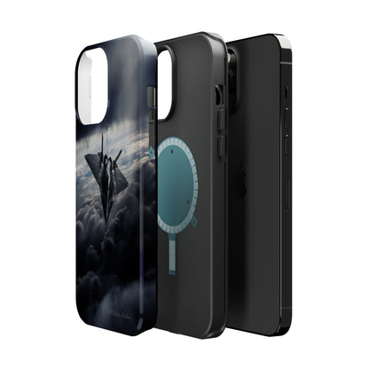 "Stealth Fighter Sky Guardian" Phone Case -MagSafe Tough Cases