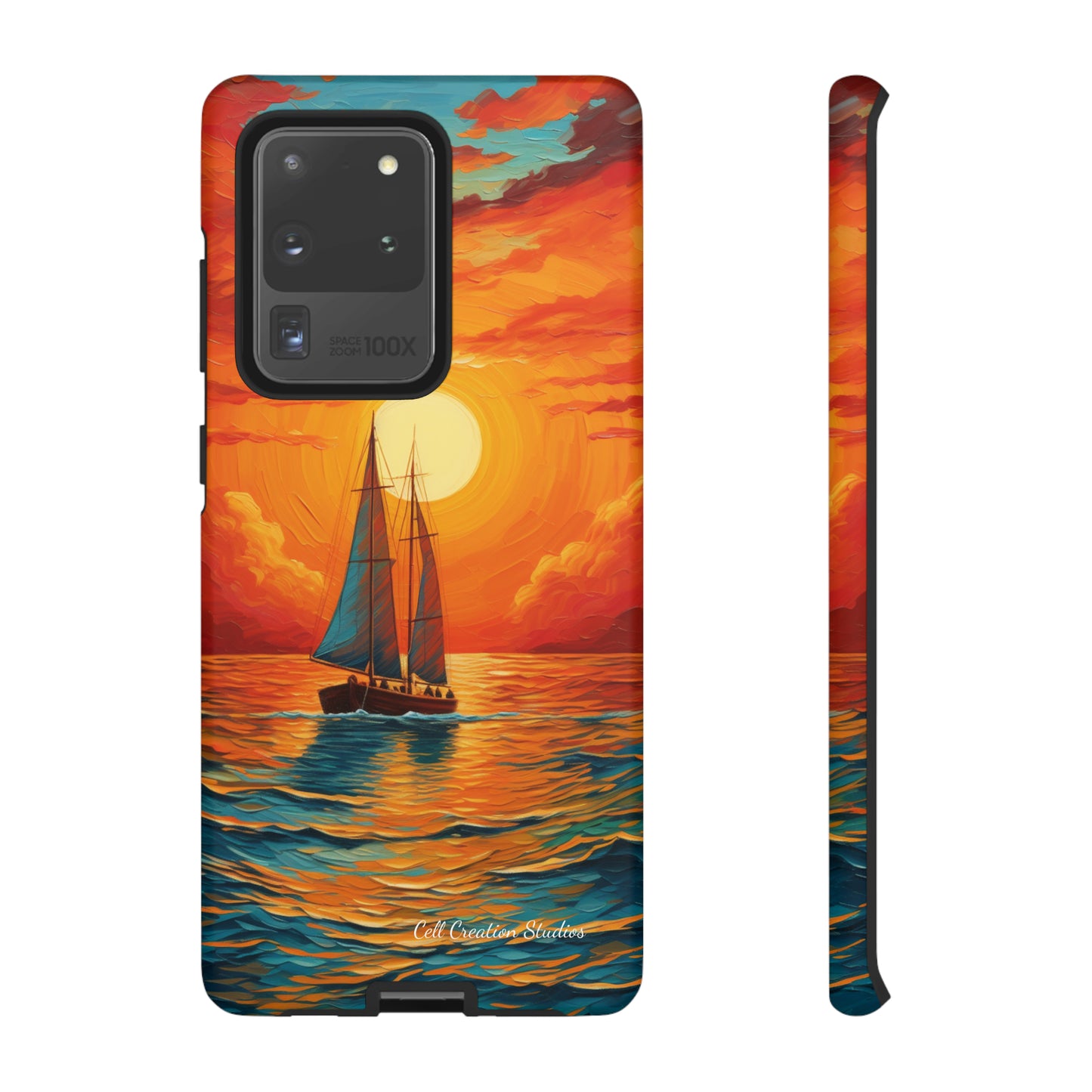 "Sailboat Sunset" - Tough Samsung Cases