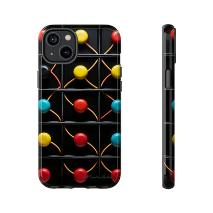 "Vibrant Spheres Fusion" -Tough Phone Cases