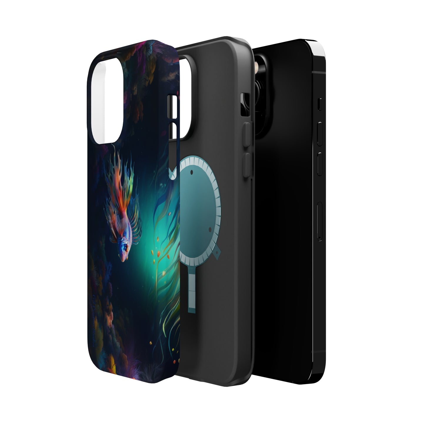 Introducing the "Aquatic Serenity" Cell Phone Case – Dive into Tranquil Waters! -MagSafe Tough Cases