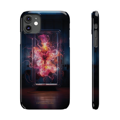 Introducing the "Ethereal Ember" Cell Phone Case – Capturing the Essence of Mystery -Slim Phone Cases