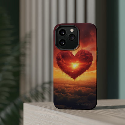 Introducing the "Sky-Heart Radiance" Cell Phone Case – Carry Love's Glow Everywhere You Go -MagSafe Tough Cases