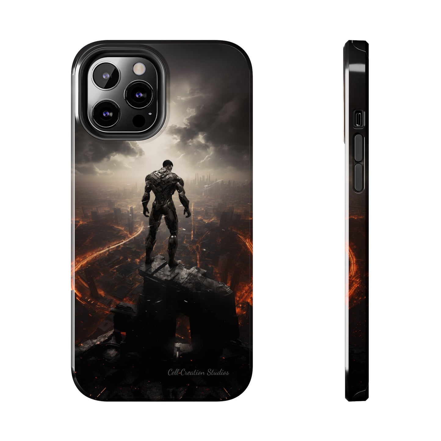 Introducing the "Cyber Guardian" Cell Phone Case – Embrace Futuristic Heroism -Tough Phone Cases