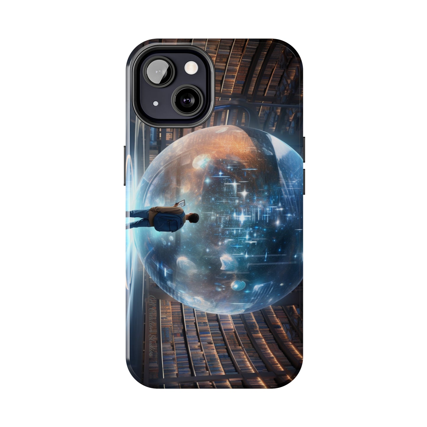 Introducing the "Library Luminary" Cell Phone Case – Where Knowledge Meets Mystery -Tough Phone Cases