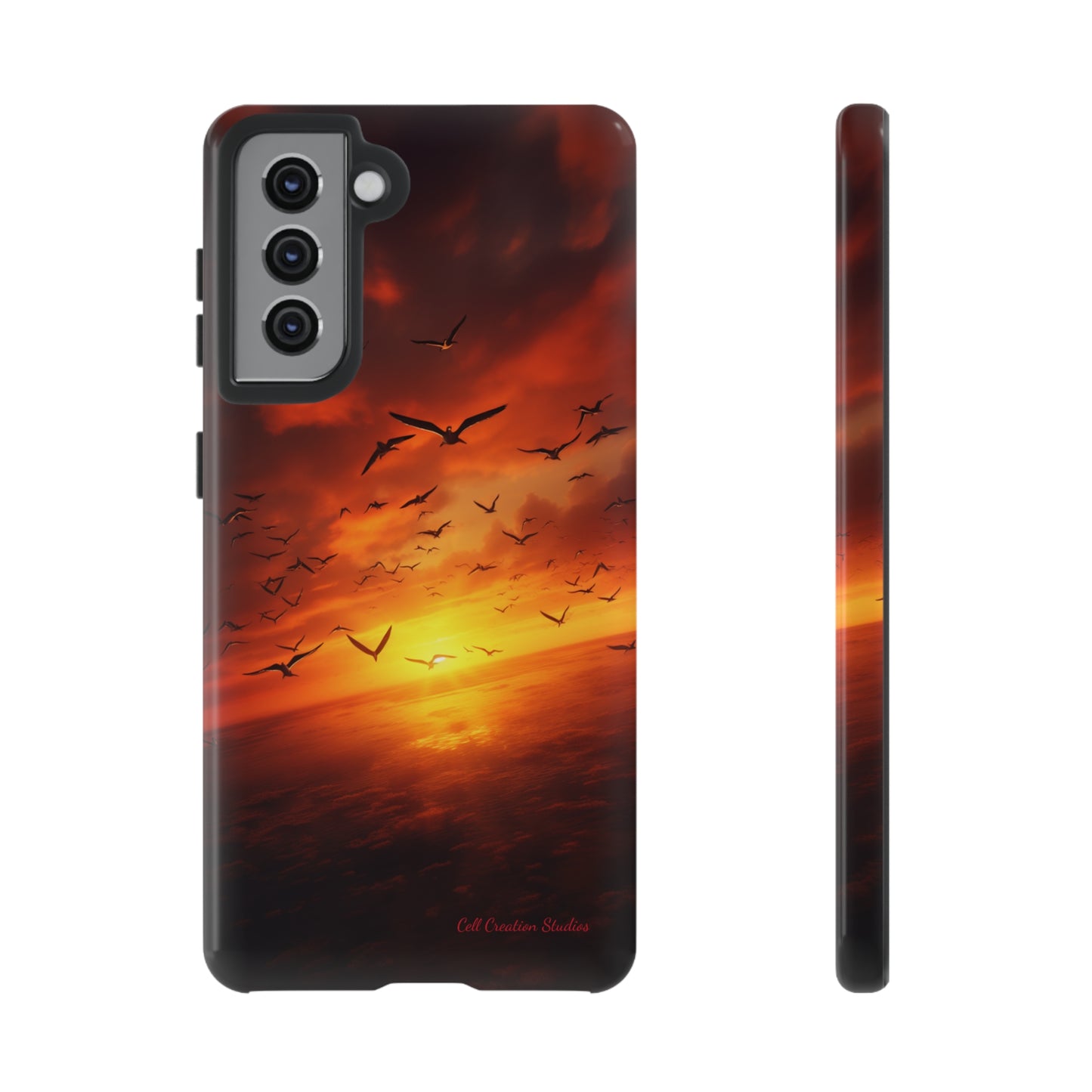 Introducing the "Sunset Soar" Cell Phone Case – Embrace Freedom and Beauty -Tough Cases