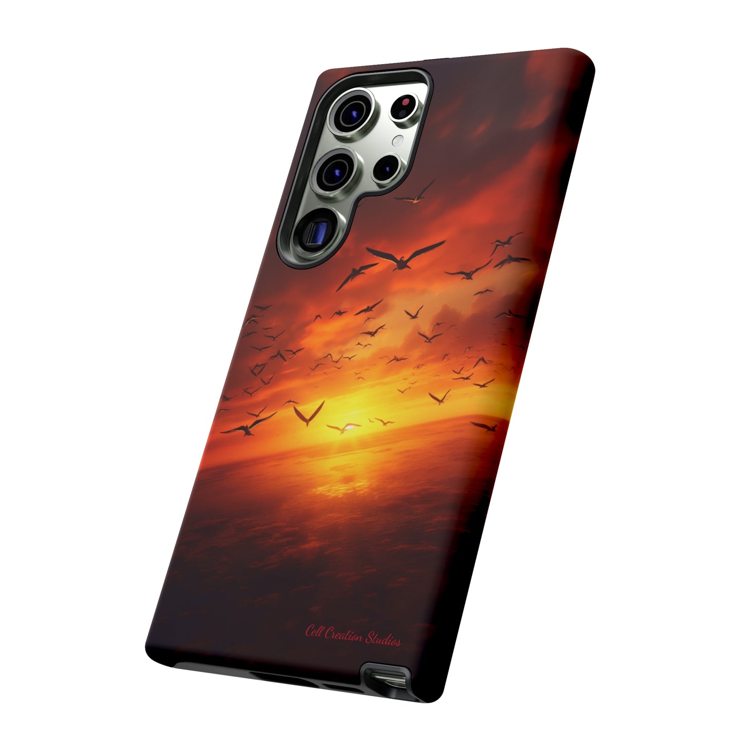 Introducing the "Sunset Soar" Cell Phone Case – Embrace Freedom and Beauty -Tough Cases