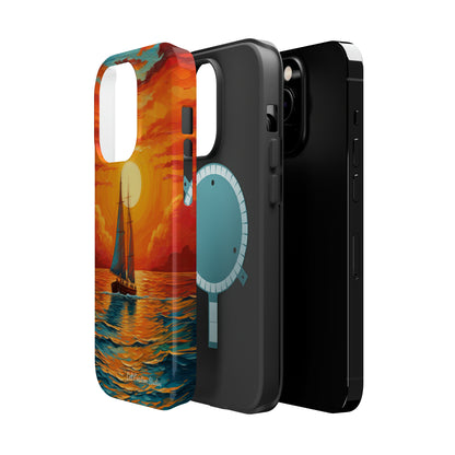 "Sailboat Sunset" - MagSafe Tough iPhone Cases