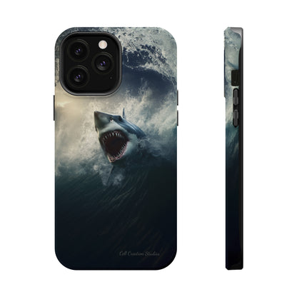 The "Ocean King Great White Shark" Phone Case -MagSafe Tough Cases