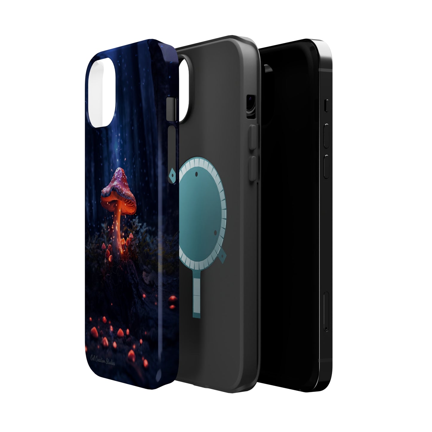 Introducing the "Enchanted Magic Mushroom" Cell Phone Case – Unveil the Mystical Realm -MagSafe Tough Cases