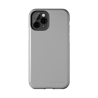 "Sleek Silver Essence" -Tough iPhone Cases