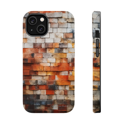 Introducing our "Urban Brickwork" Cell Phone Case – the perfect fusion of style and protection for your device -MagSafe Tough Cases