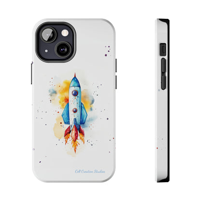 Introducing our "Cosmic Rocket" Cell Phone Case – Where Style Meets Adventure -Tough Phone Cases