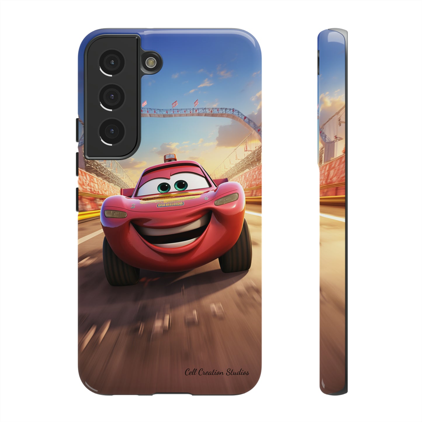 The "Smiling Red Racer" Phone Case -Tough Cases