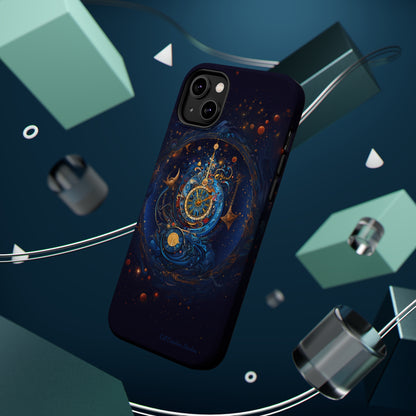 "Cosmic Clock Elegance" -MagSafe Tough iPhone Cases