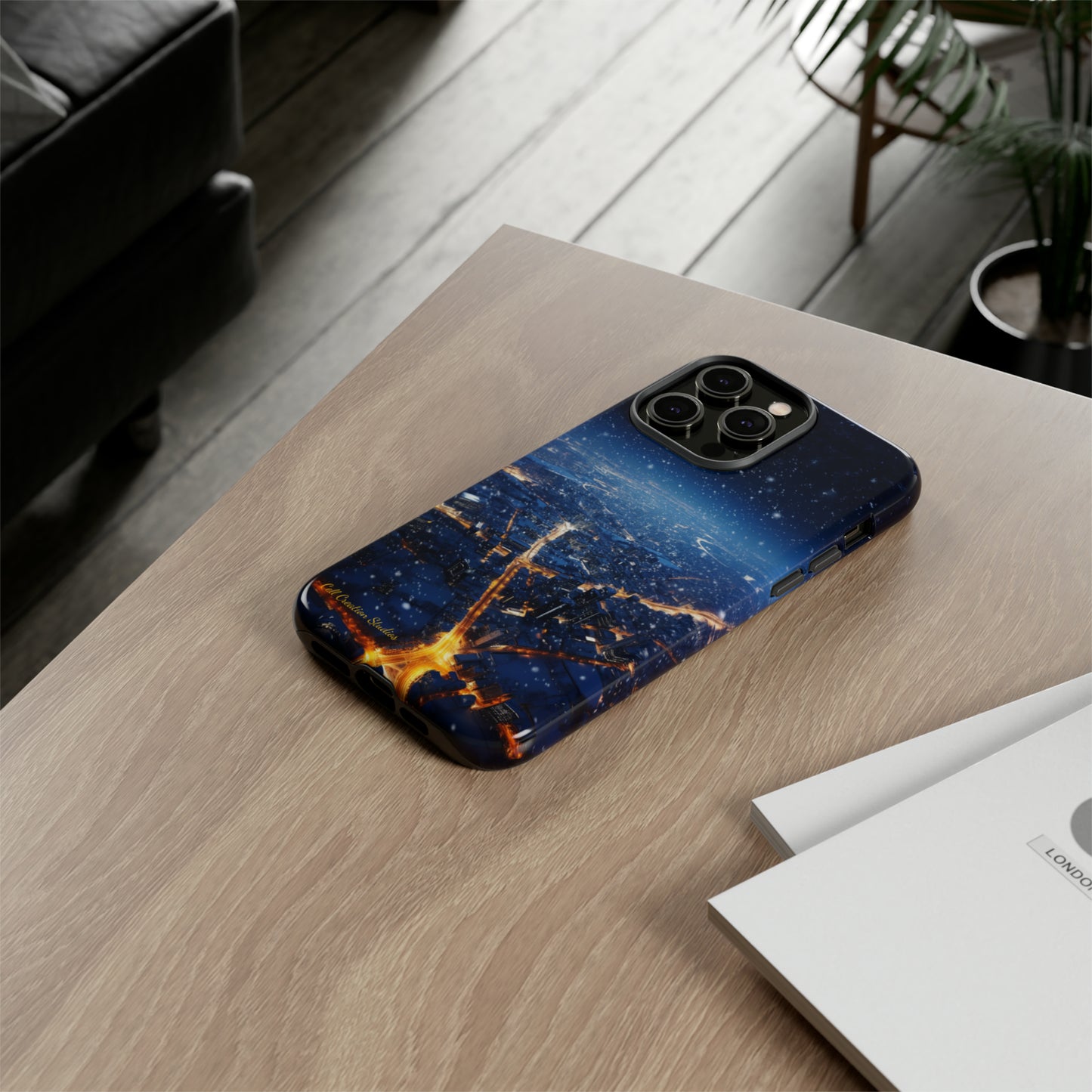 "Urban Snowfall Glow" -Tough iPhone Cases