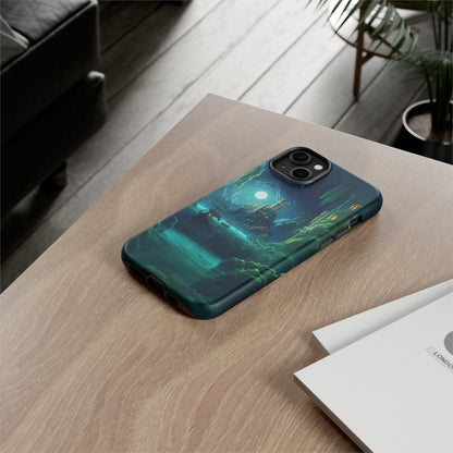 Introducing the "Moonlit Ancient City" Cell Phone Case – Explore Mysteries in the Glow of Moonlight -Tough Cases