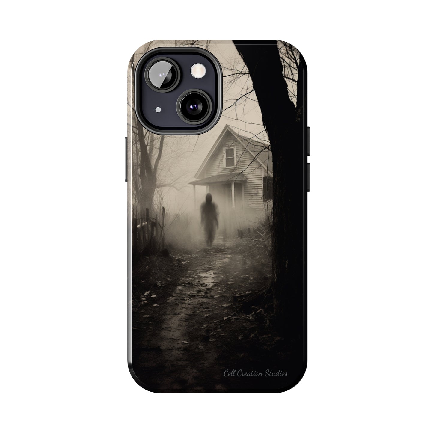 Introducing the "Ethereal Encounter" Cell Phone Case – Unveil the Mystery of the Ghostly Presence -Tough Phone Cases