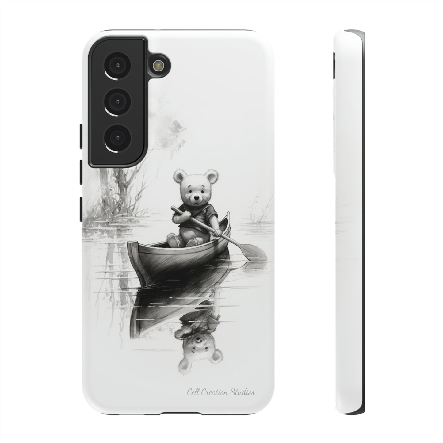 "Winnie-the-Pooh Rowing" Phone Case -Tough Cases