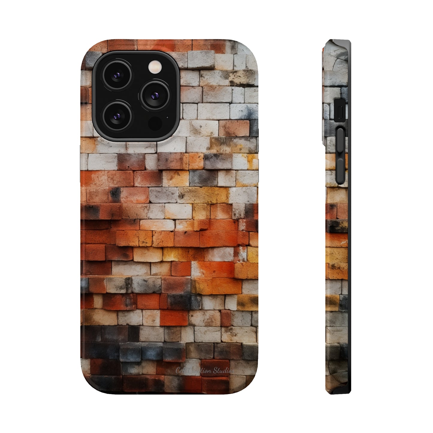 Introducing our "Urban Brickwork" Cell Phone Case – the perfect fusion of style and protection for your device -MagSafe Tough Cases