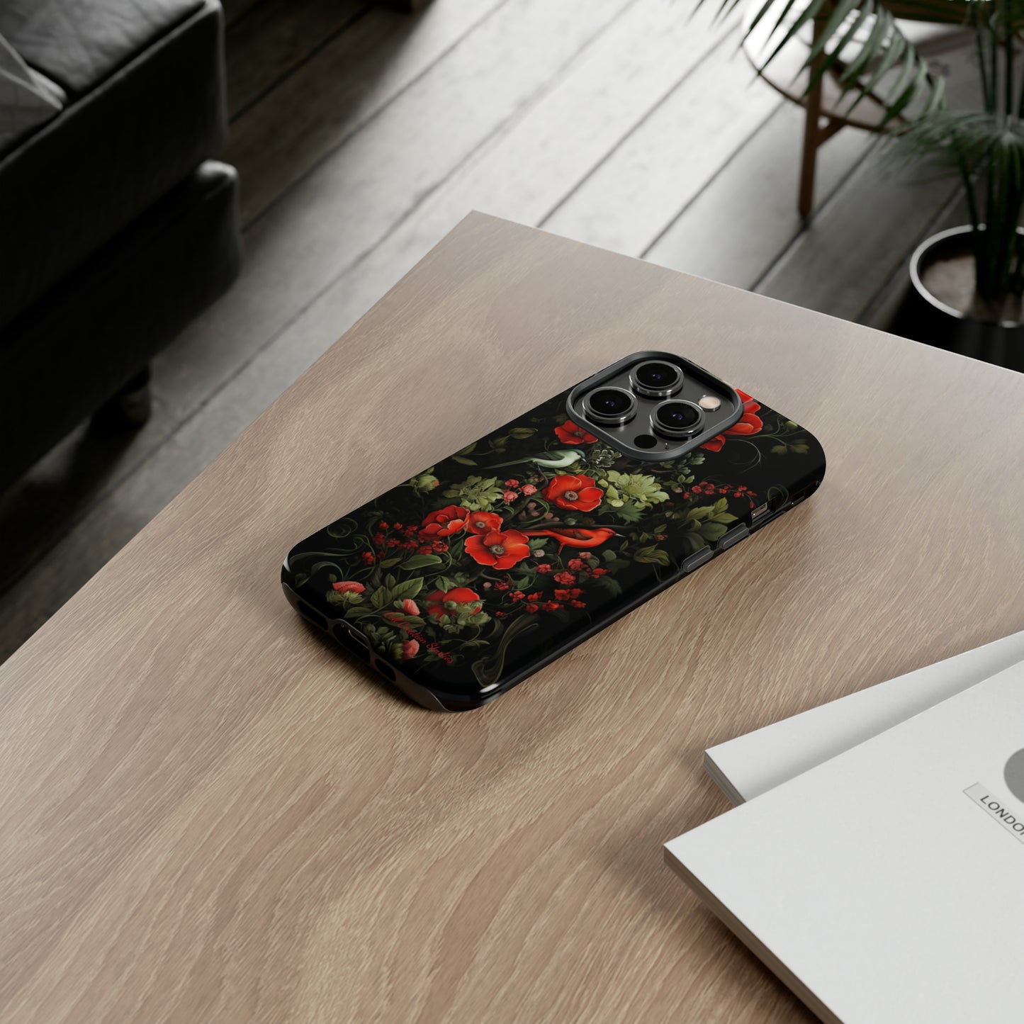 "Floral Serenade Elegance" -Tough iPhone Cases