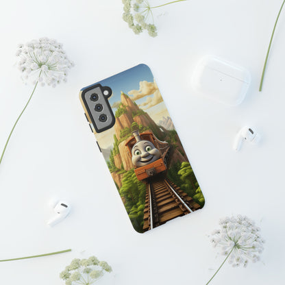 The "Mountain Journey Train" Character Phone Case-Tough Cases