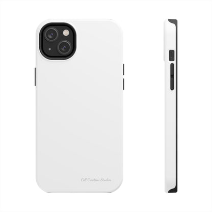 "Pure Elegance White" -Tough iPhone Cases