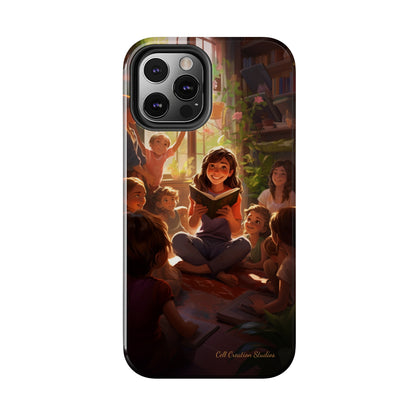 Introducing the "Inspiring Teacher's Tale" Cell Phone Case – Capture the Joy of Storytime -Tough Phone Cases