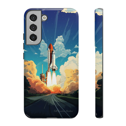 Introducing the "NASA Space Shuttle Launch" Cell Phone Case - Elevate Your Style to New Heights -Tough Cases