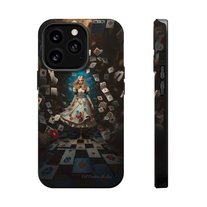 Introducing the "Alice in Wonderland" Cell Phone Case – A Journey Through Imagination -MagSafe Tough Cases