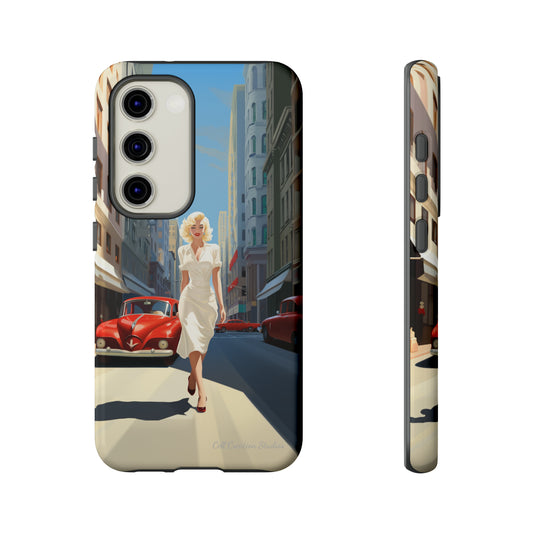 "City Stroll Glamour" Marilyn Monroe Phone Case -Tough Cases