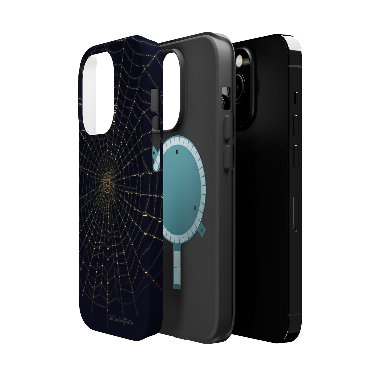 "Silken Noir Guardian" -MagSafe Tough iPhone Cases