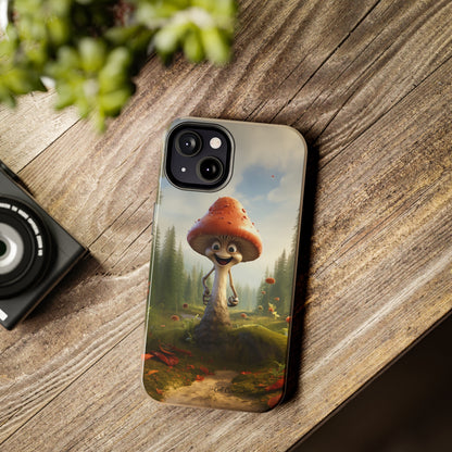 Introducing the "Smiling Mushroom" Cell Phone Case – Spread Joy with Every Glance! -Tough Phone Cases