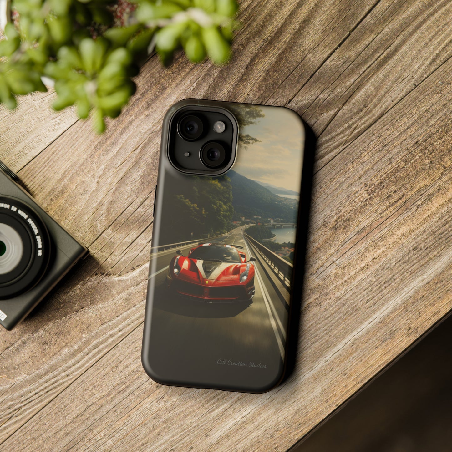 "Tropical Thrill Ferrari Edition" -MagSafe Tough iPhone Cases